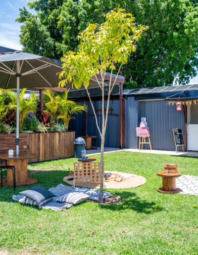 Relax in our picnic area with a game for the kids, while taking in the unique view of our Christmas trees.