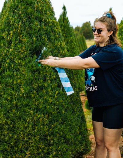 Real Christmas Tree tagging